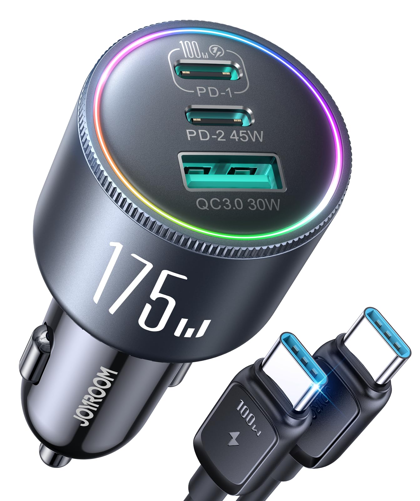 Amazon.co.jp: JOYROOM シガーソケット USB-C カーチャージャー