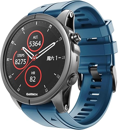 Miniatura 6 de NotoCity Compatible con Fenix 5S Plus Band - Correa deportiva de silicona para reloj inteligente Fenix 5SFenix 7SFenix 6SFenix 6S ProD2 Delta S,