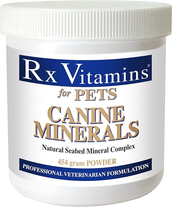 Rx Vitamins Canine Minerals Dog Calcium Supplement Plus