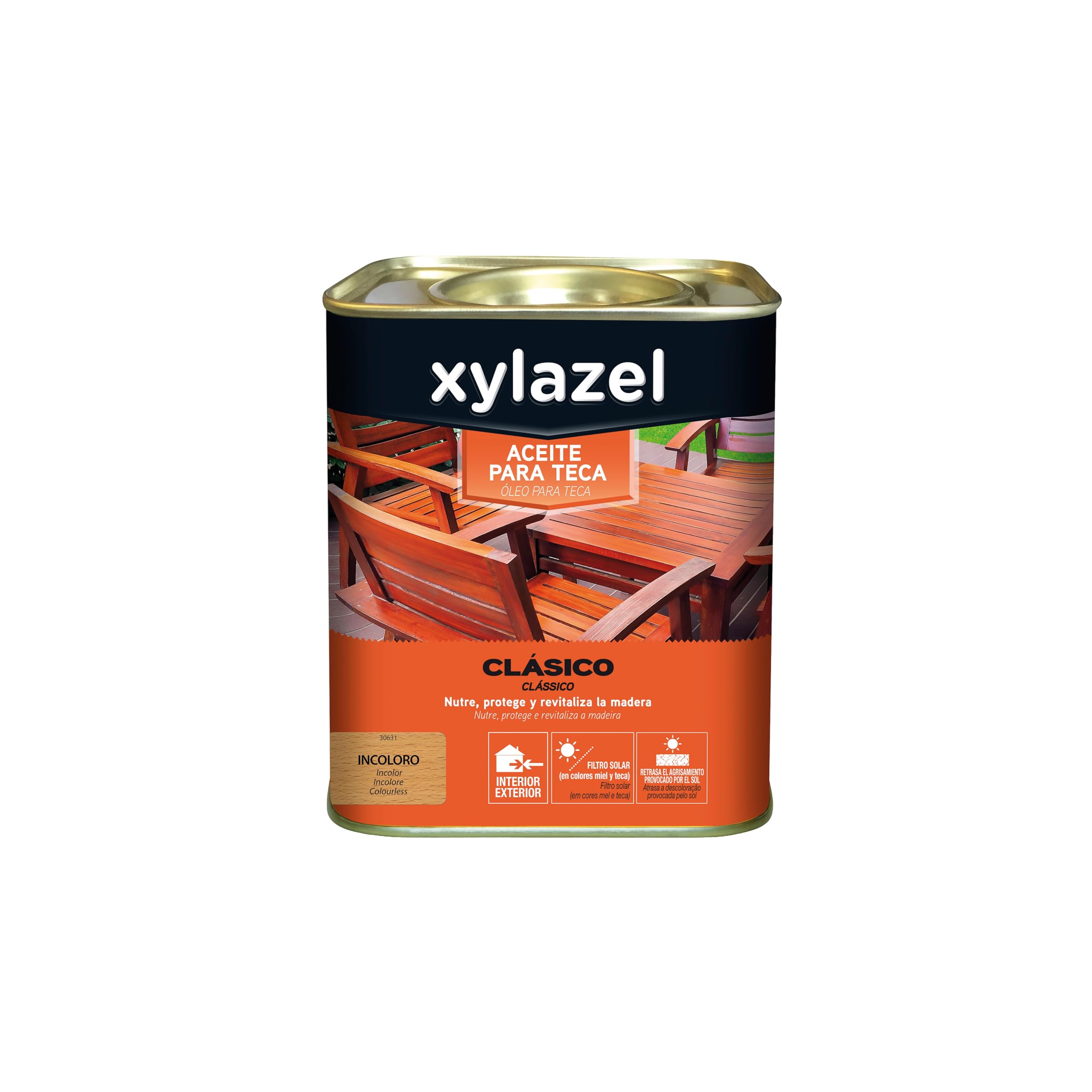 XYLAZEL ACEITE PARA TECA Incoloro 2,5L