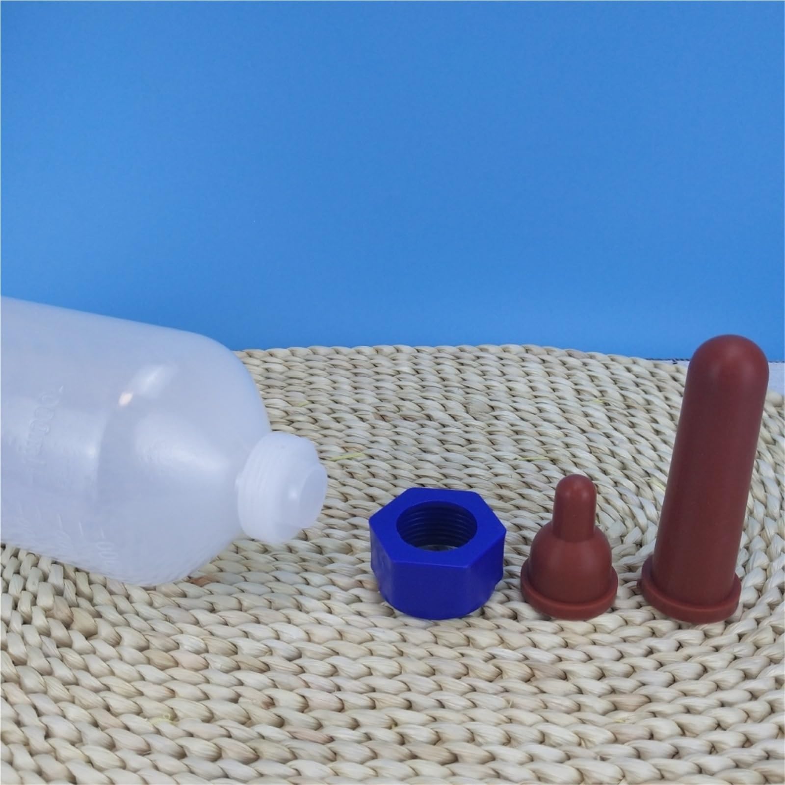 Biberon per agnelli, Biberon for agnello da 400-500 ml con capezzolo in silicone for vitelli | 500ml 1