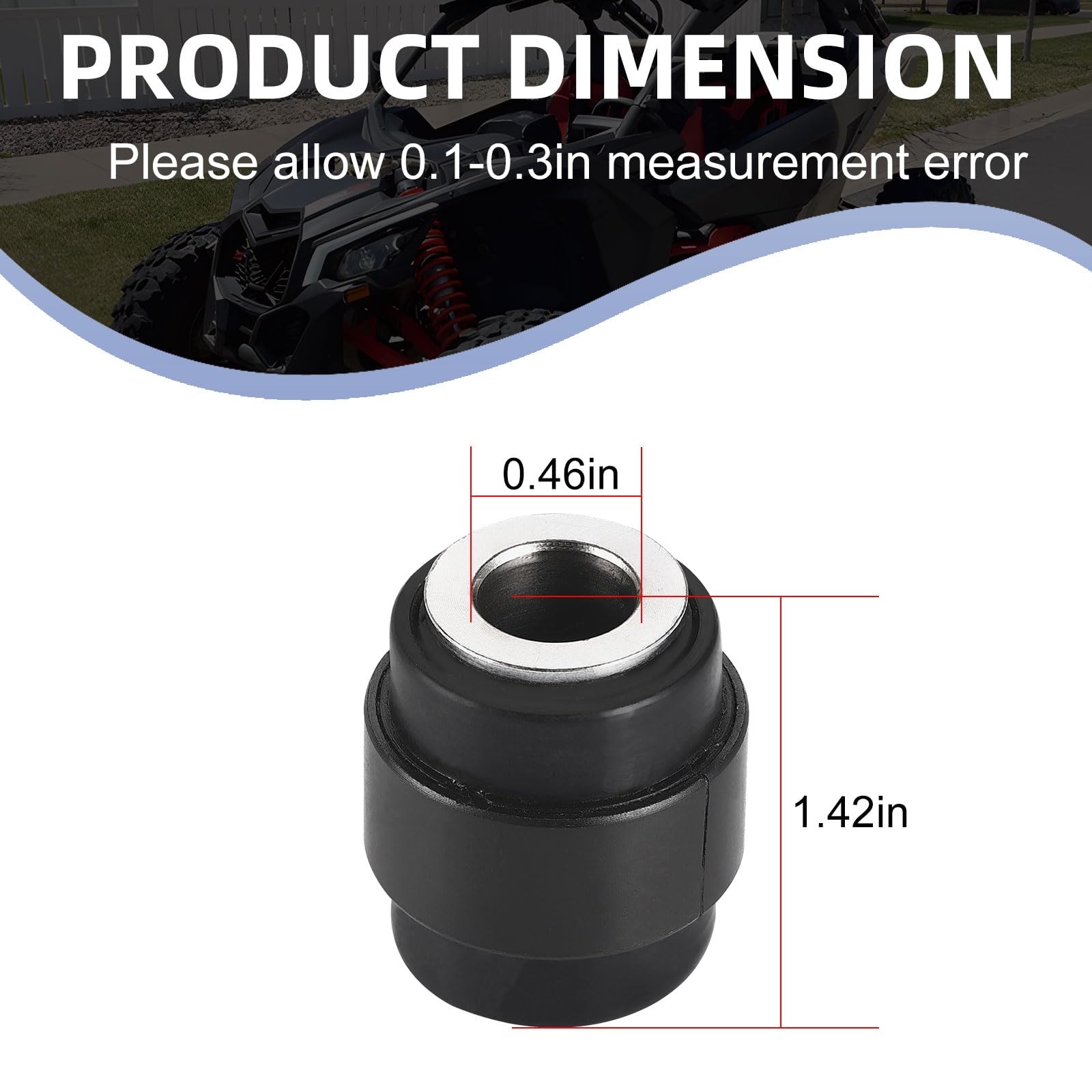 Amazon.com: 4 Pcs Rear Radial Lower Knuckle Joint for Can-Am