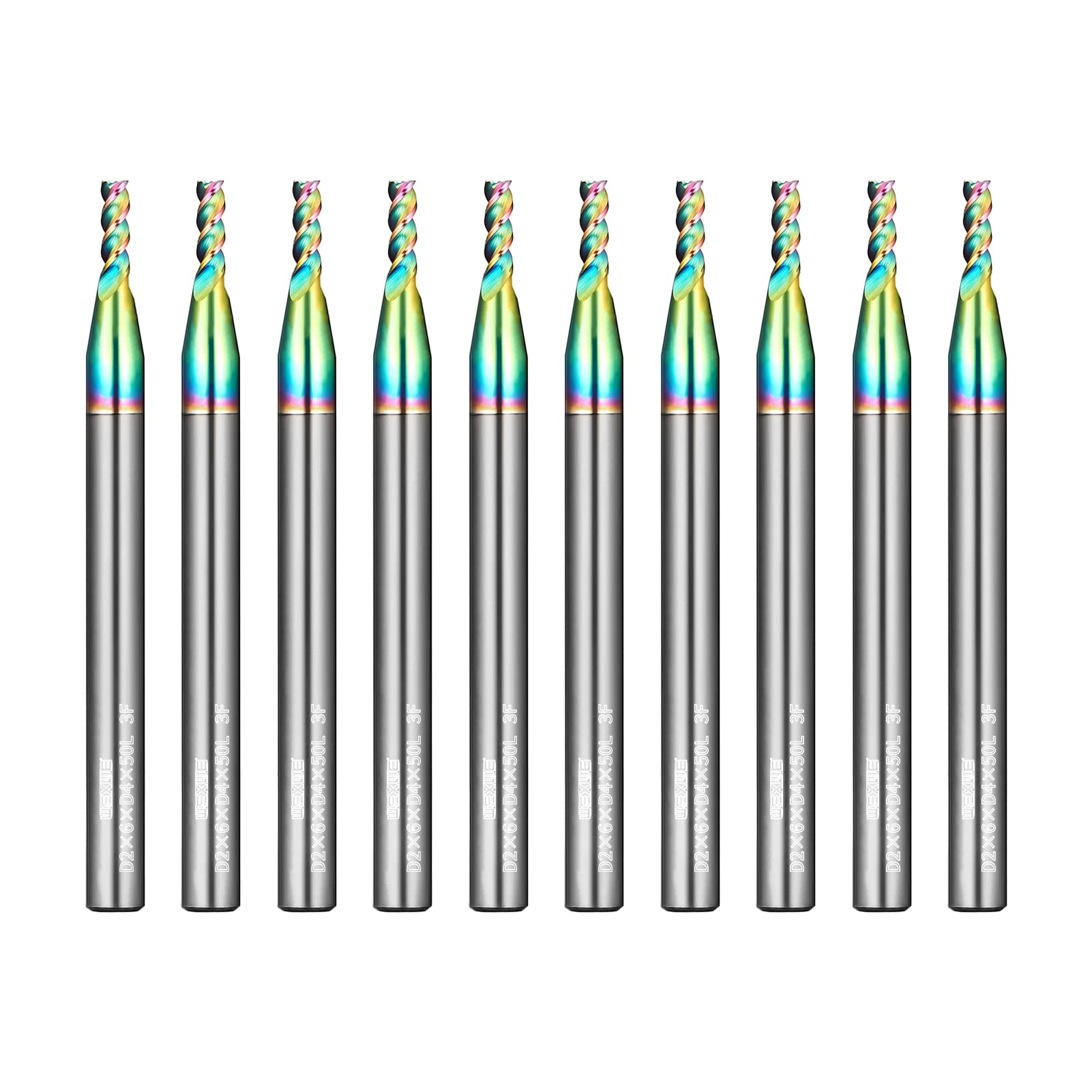 Carbide End Mill Set - Diamond Coating for Metal -15 Carbide End Mill Set - Diamond Coating for Metal -15