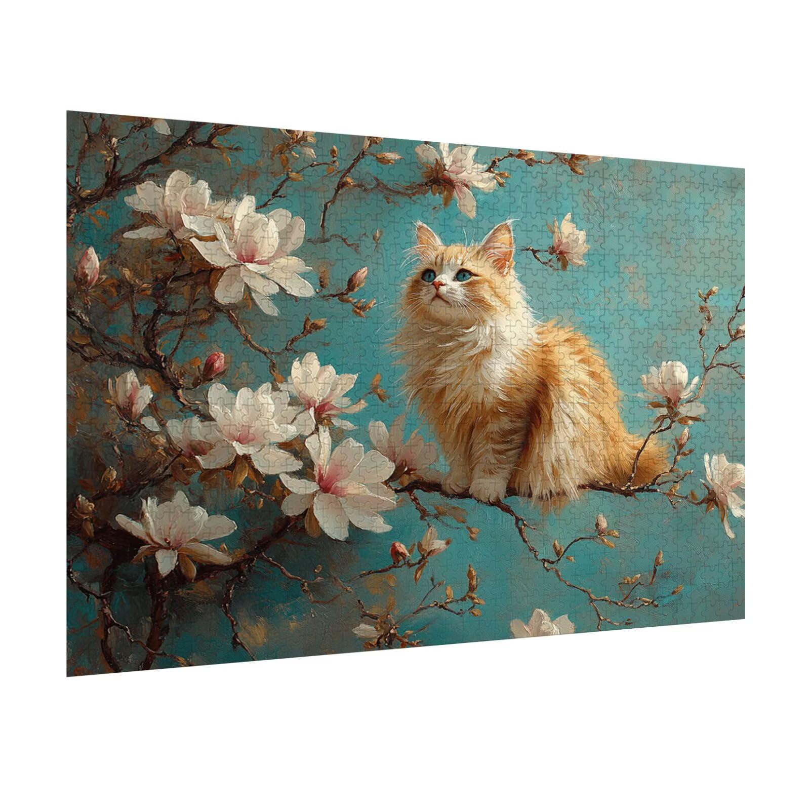 Puzzle 4000 elementów kwiat wyzwanie klasyczne puzzle, n-299 | Rodzinne puzzle, zajęcia relaksacyjne, trudna sztuka puzzle koty, niepożądane wyzwanie, prezent dla kobiet