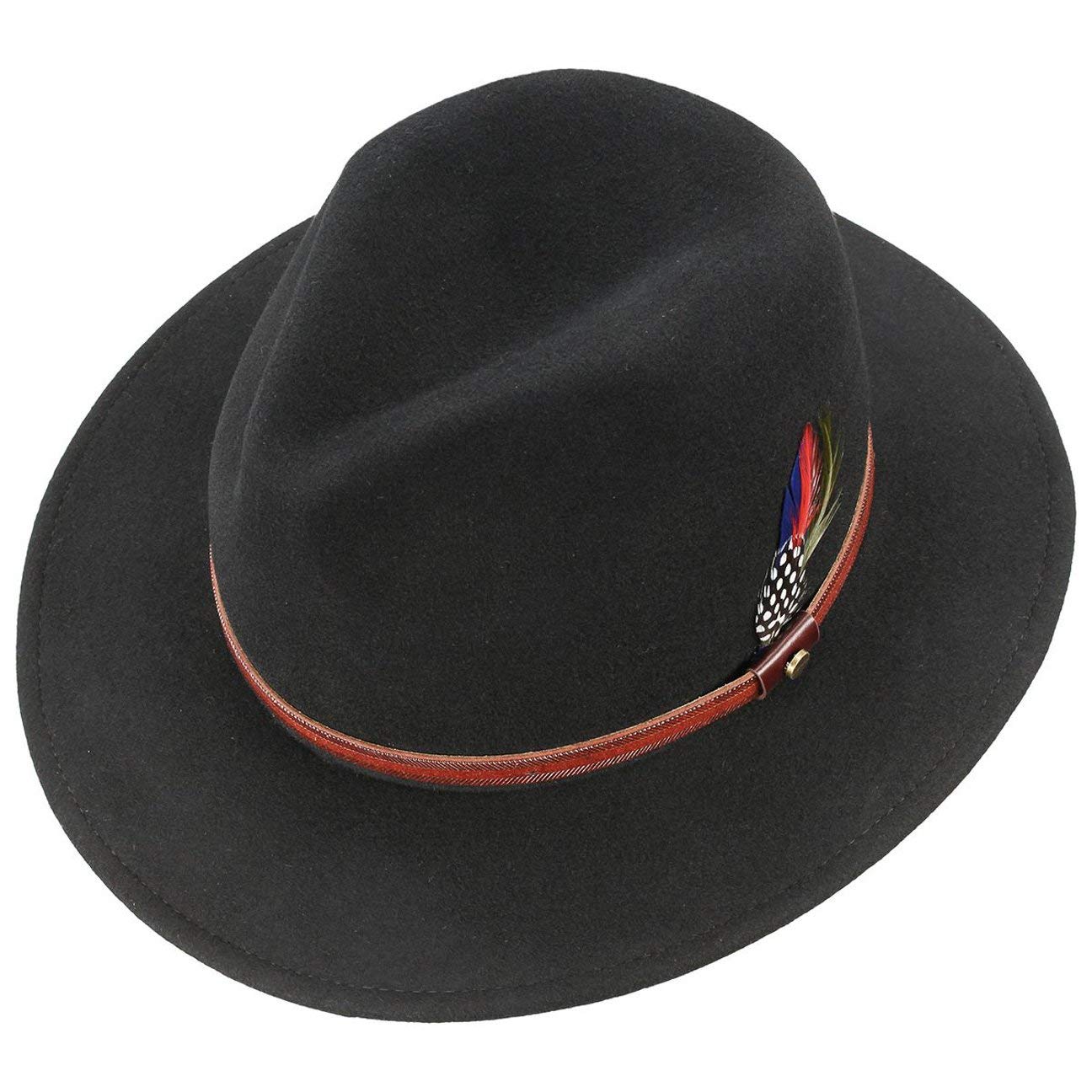 Stetson Rantoul Traveller Hut Outdoor Wollfilz Asahi Guard Damen Herren Sommer Winter