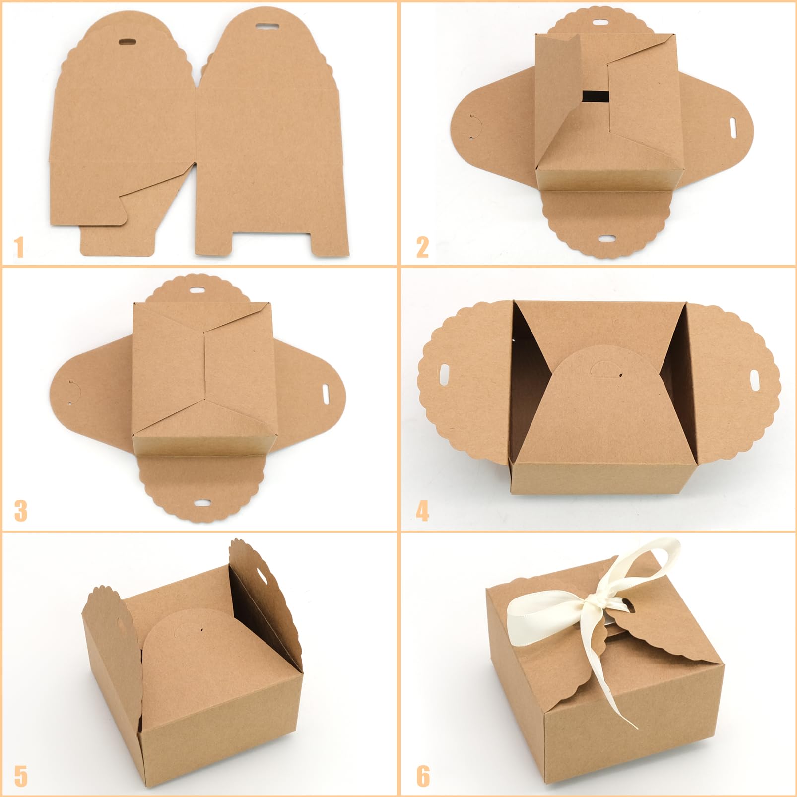 20 Pièces Petites Boîtes Cadeau Avec Ruban, Boîtes Cadeaux Colorées En