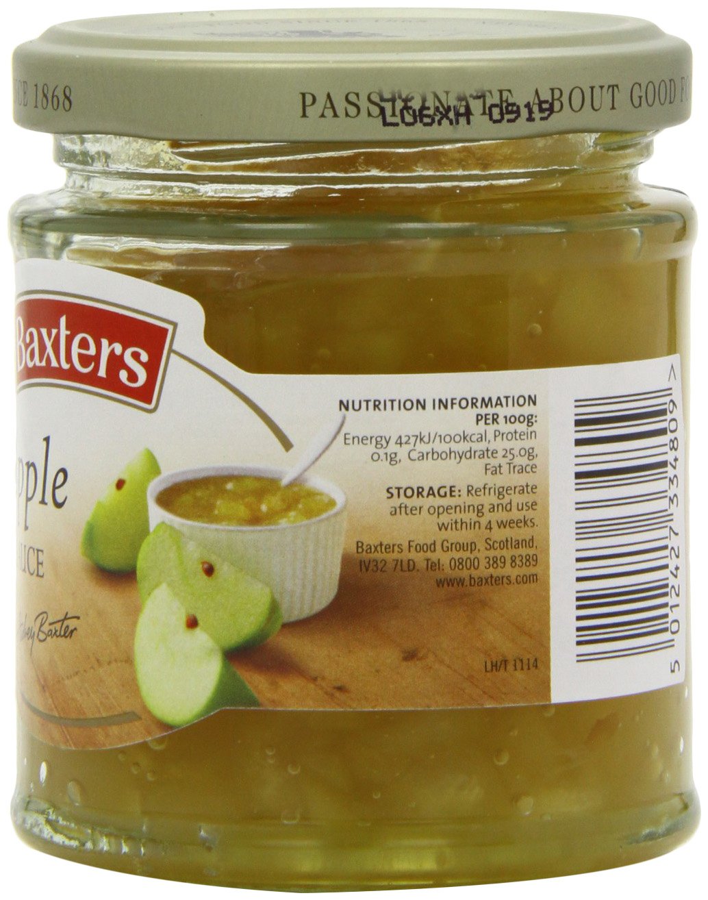 Baxters Apple Sauce 165 g (Pack of 6)
