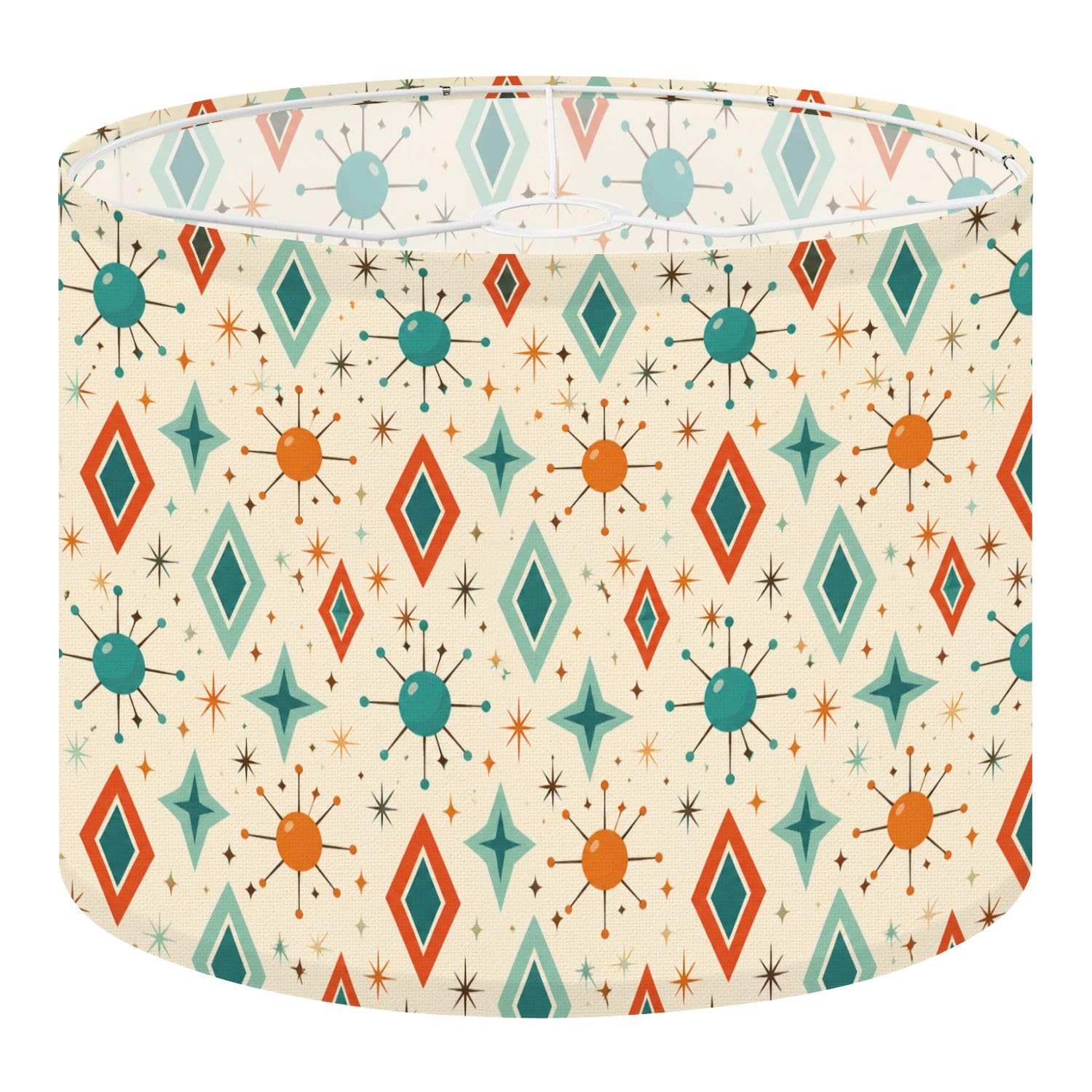 Deruinvaio Multi3 2Pcs 13In Lampshade Lamp Shade Retro Mid Century Atomic For Ceiling Light, Table Lamp Floor Lamp Easy Assembly Replacement Light Shade