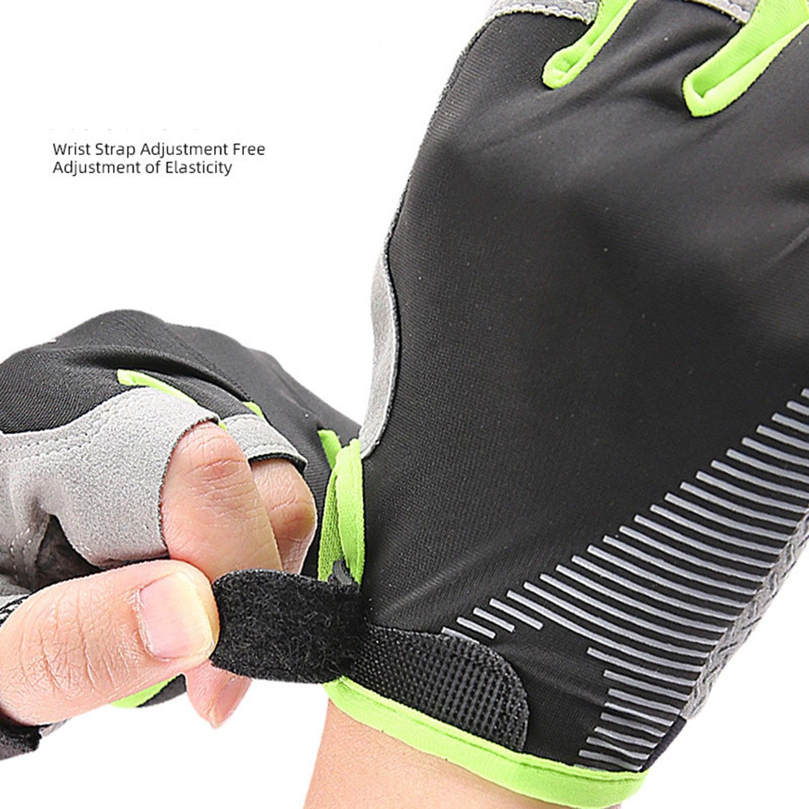 Joberio Dünne Fahrradhandschuhe,Angelhandschuhe Herren, Atmungsaktive Trainings-Angelhandschuhe aus Eisseide, UV-Schutz-Fahrradhandschuhe, verstellbare Handschuhe für Männer und Frauen, Kajakfahren Fashion