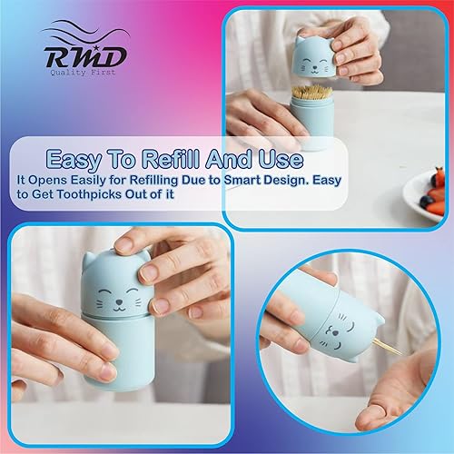 Miniatura 6 de Soporte para palillos de dientes, dispensador de palillos de