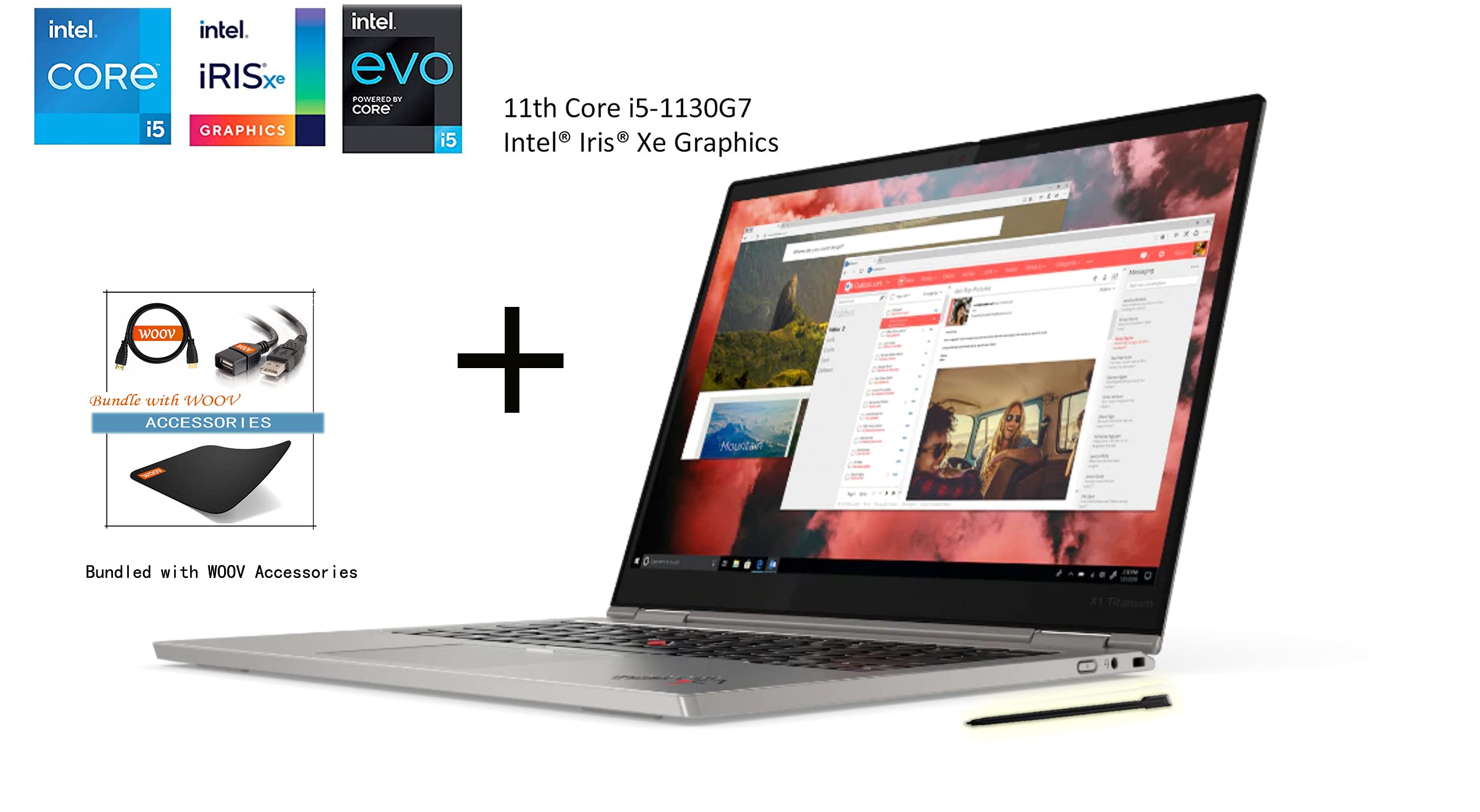 Lenovo ThinkPad X1 Titanium Yoga Laptop, Thin and Light, 13.5