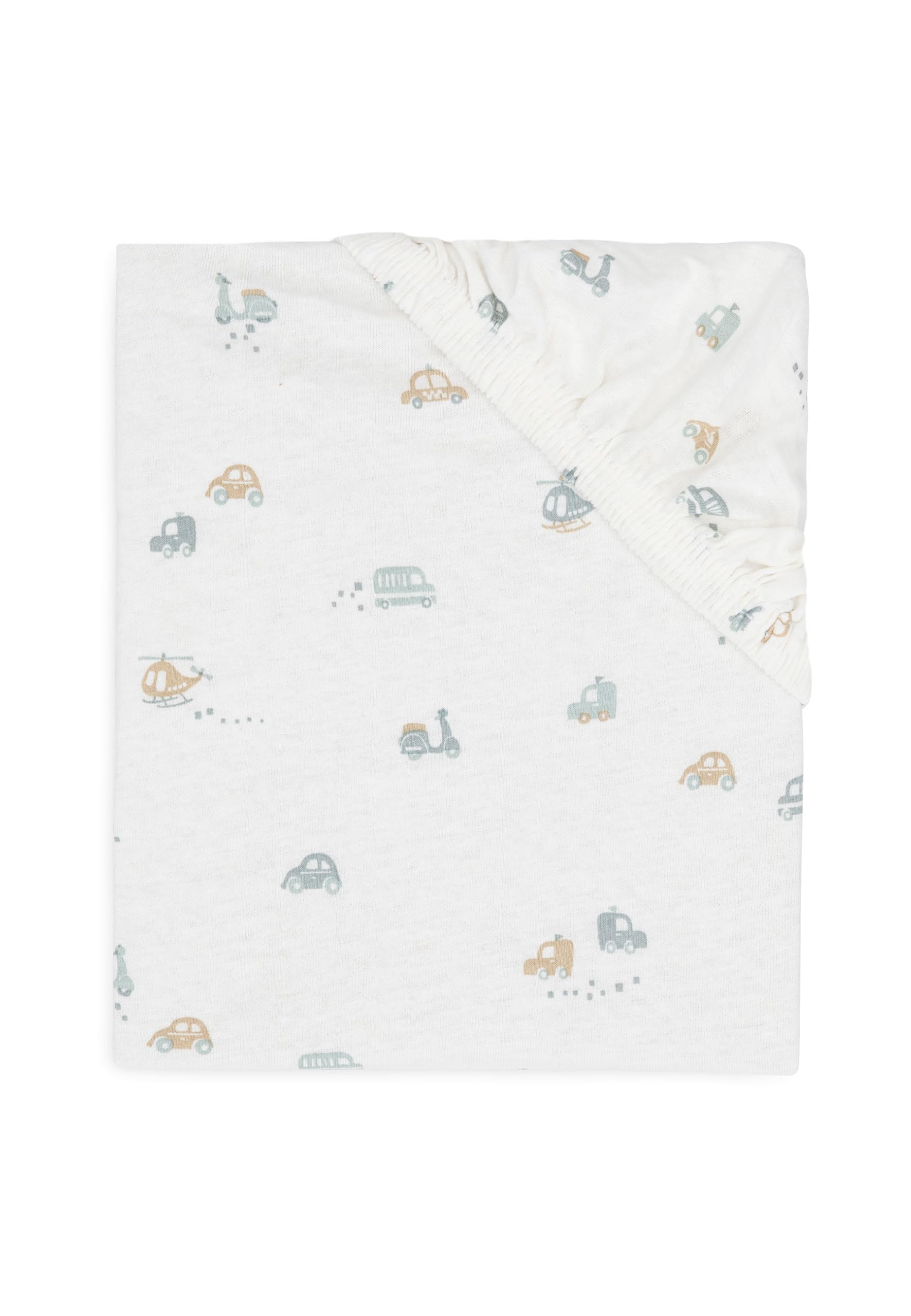 Jollein Jersey Fitted Sheet for Cradles On The Go 40/50 x 80/90 cm 100% Cotton Fitted Sheet Oeko-Tex Certified