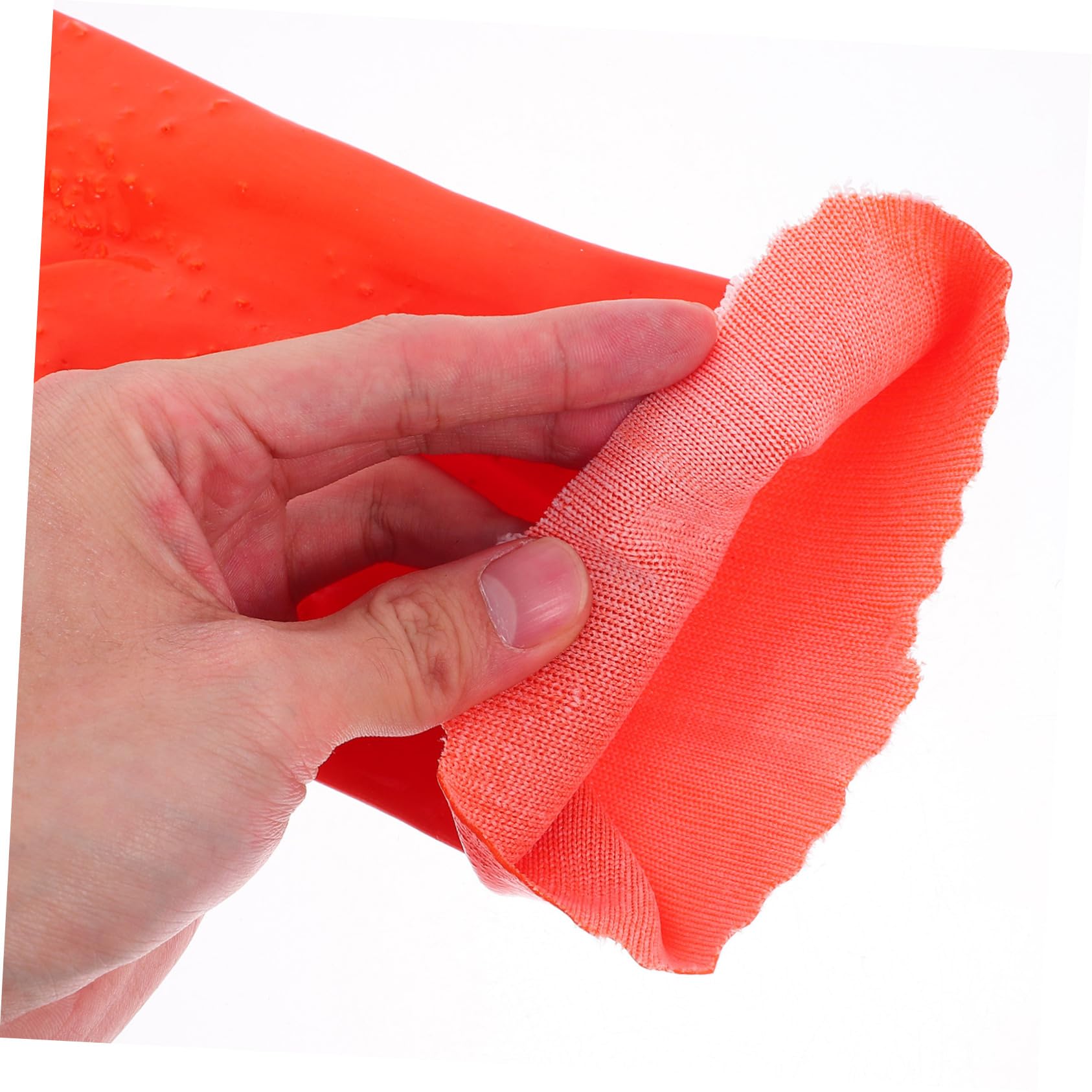 Lurrose 6paare Wasserdichte Winterarbeitshandschuhe Für Herren Strapazierfähige Arbeitshandschuhe Aus Dicker Pvc-konstruktion Wasserdichte Handschuhe Mit Rutschfestem Grip Für