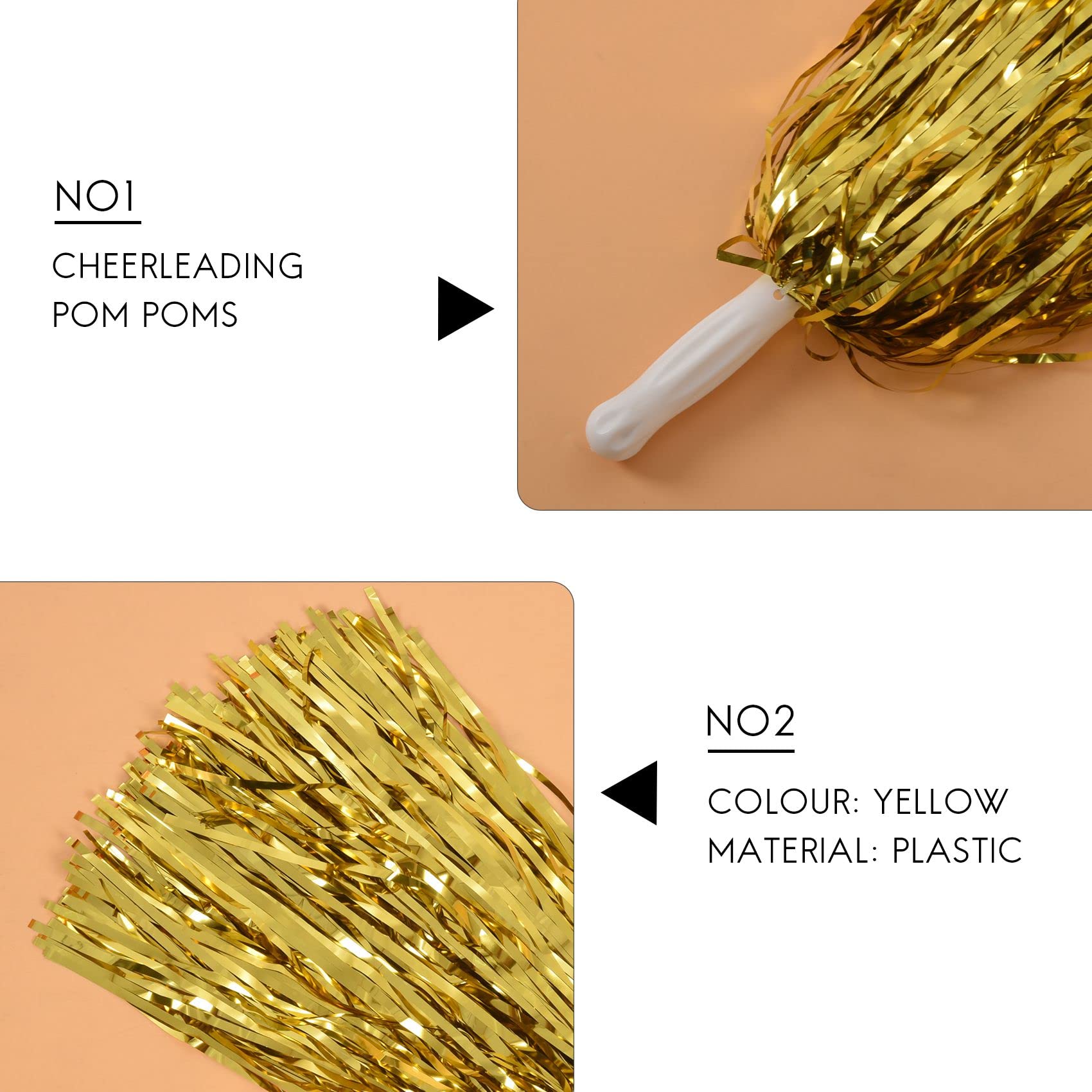 ポンポン3さま専用 Amazon.co.jp: Oidnvay 24個のチアリーディングポンポン大人の