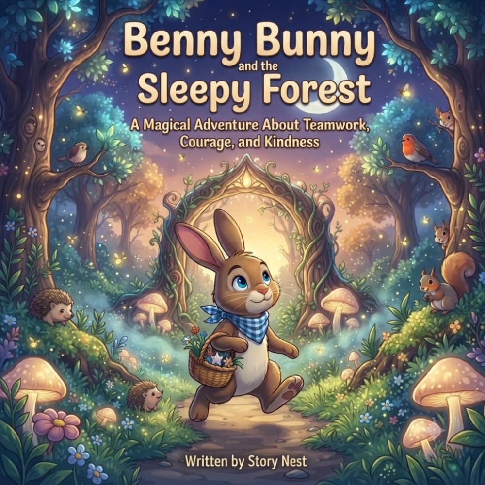 Benny Bunny and the Sleepy Forest: A Magical Bedtime Adventure for Kids Ages 6–8 (Benny Bunny Adventures)