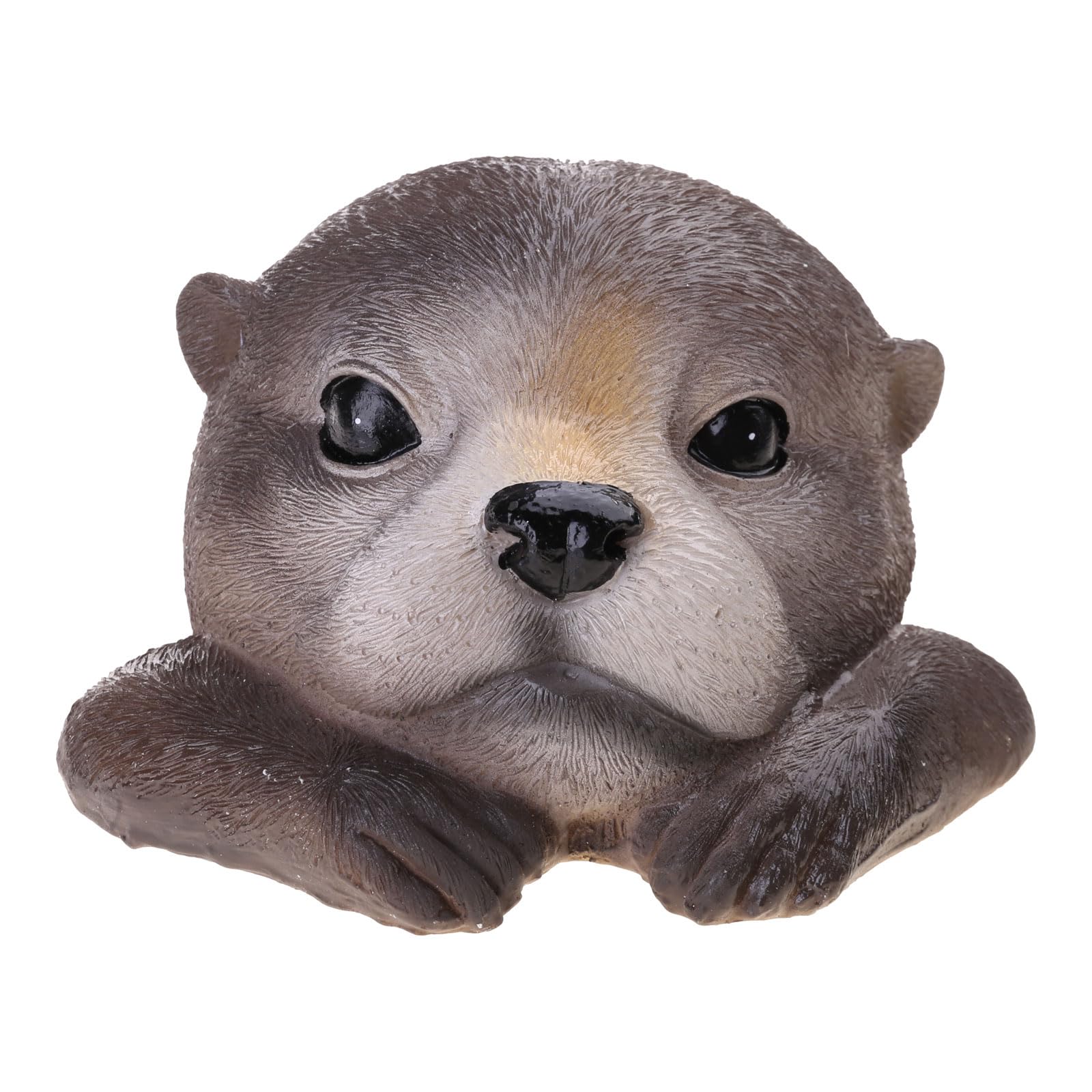 Hsioluted Unique Floating Otters for Garden Pond Yard Floating Pool Decorations Animal Otters Statue Fish Pond Ornament Pool