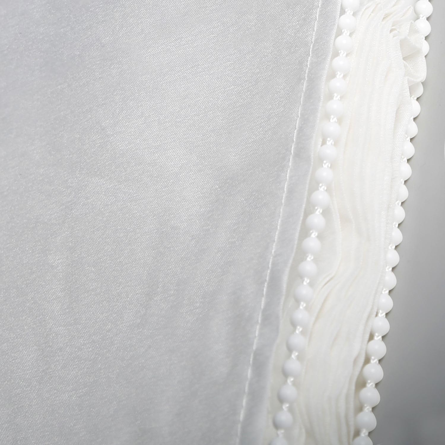 MADECOSTORE Store Bateau Voile de Coton - Blanc - L80 x H250cm