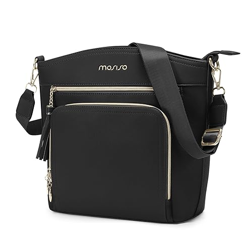 MOSISO Crossbody Bag, Purses for Women Crossbody, Multi Pockets Handbag