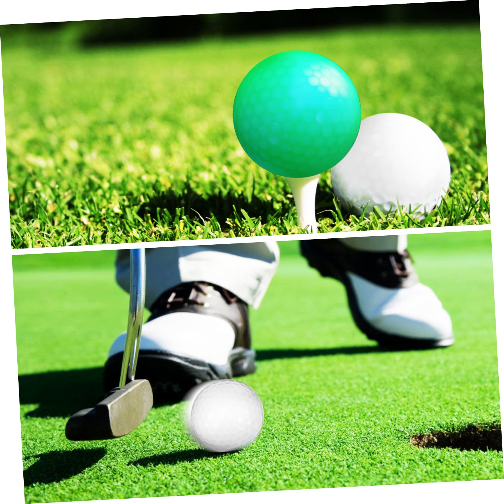 BESPORTBLE Juego De Regalo De Pelotas De Golf Súper Suaves De 32 Piezas Pelota De Golf LED De Colores para Niños Pelotas De Entrenamiento De Golf Pelotas De Golf Brillantes Pelotas De