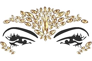 Crystal Face Gems Stick On - Shimmering Glow for Unforgettable Looks