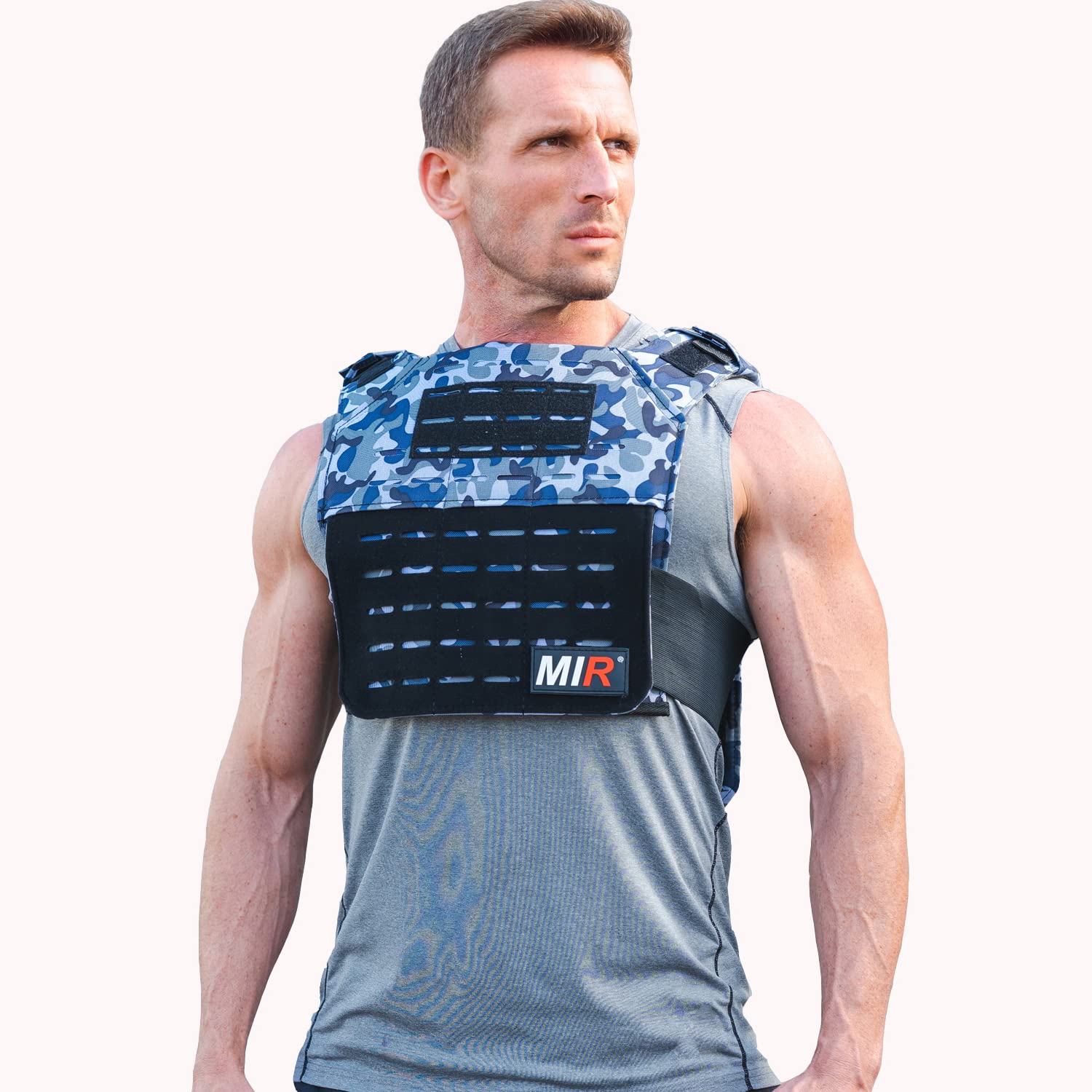 Mirtactical Adjustable Weighted Vest 5lbs 30lbs Weights Included