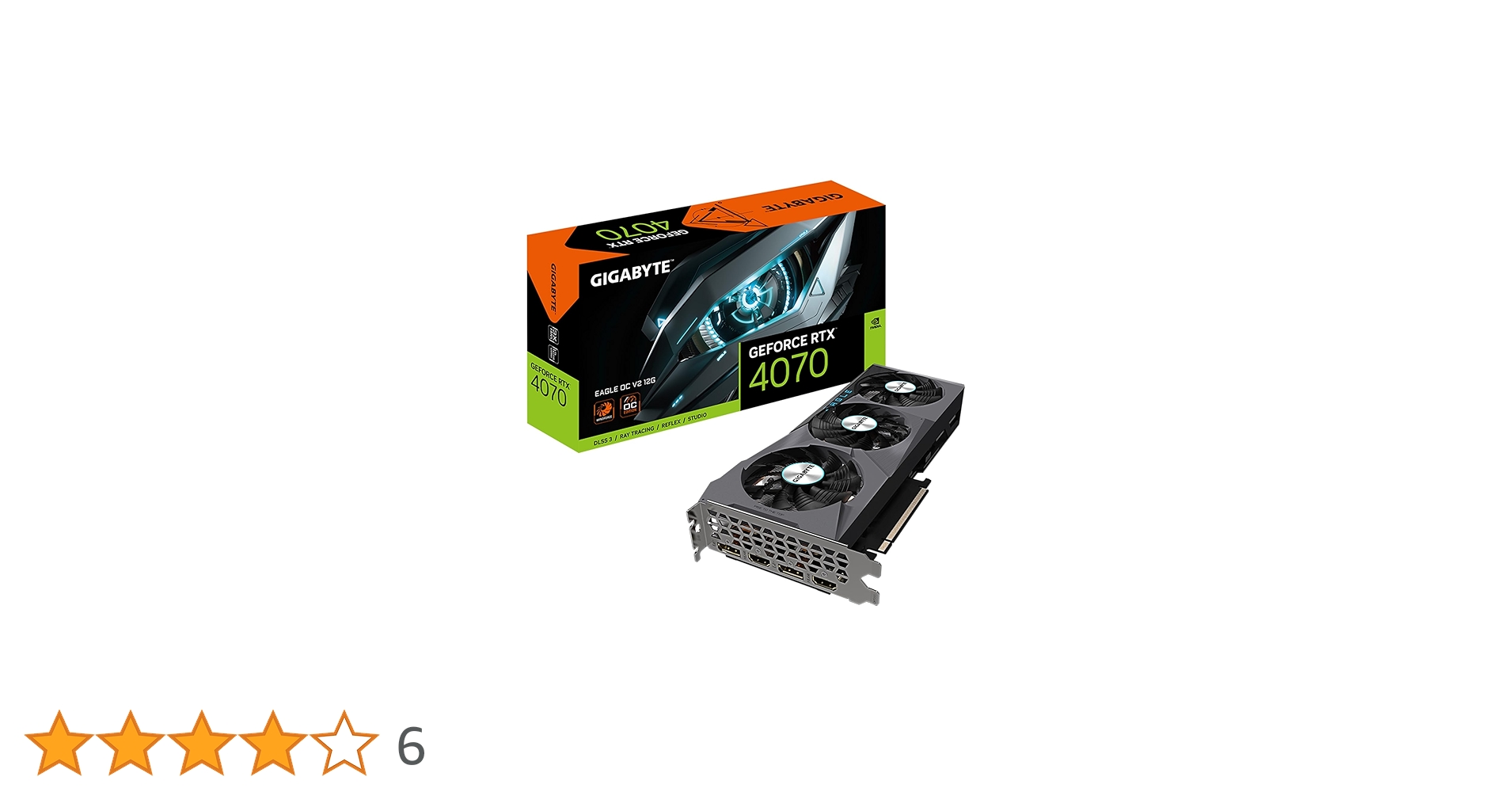 グラフィックボード・グラボ・ビデオカード GIGABYTE GEFORCE RTX 4070 EAGLE OC Amazon | GIGABYTE (ギガバイト) GeForce RTX 4070 Super Eagle