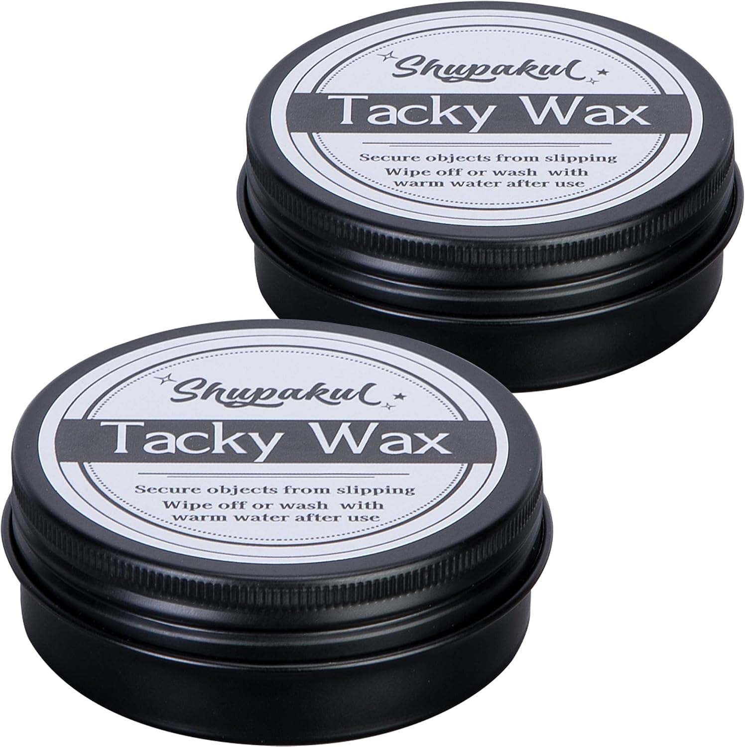 2 Pack 2.1oz Tacky Wax, Adhesive Sticky Putty,Removable Exhibit Waxs