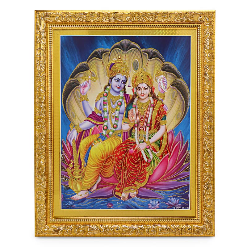 Photo murale Vishnu-Laxmi créant un coin méditation zen à la maison
