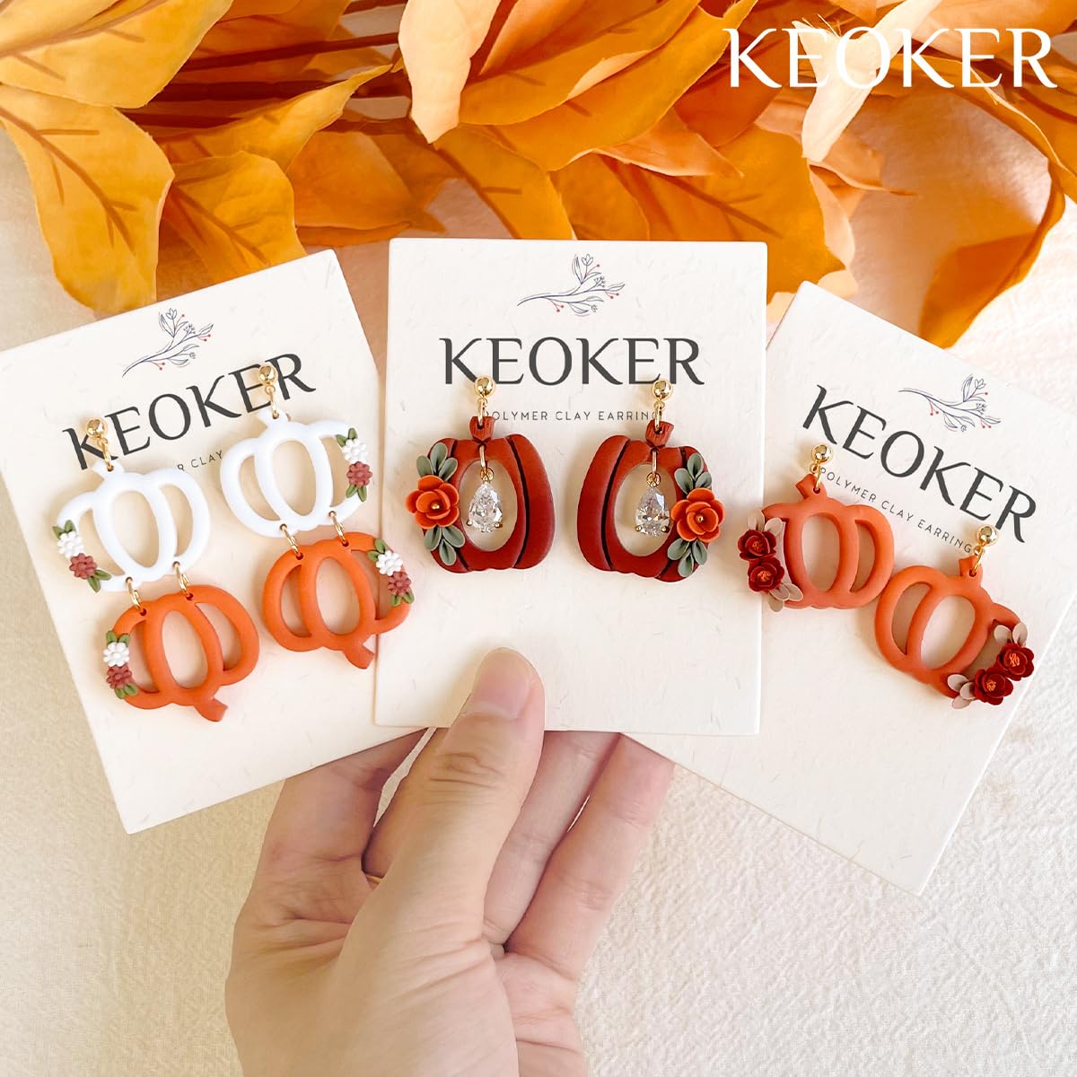 Puocaon Polymer-Ton Ausstechformen Herbst-Design – 11-teiliges Set Mit Kürbis, Pilz & Mehr