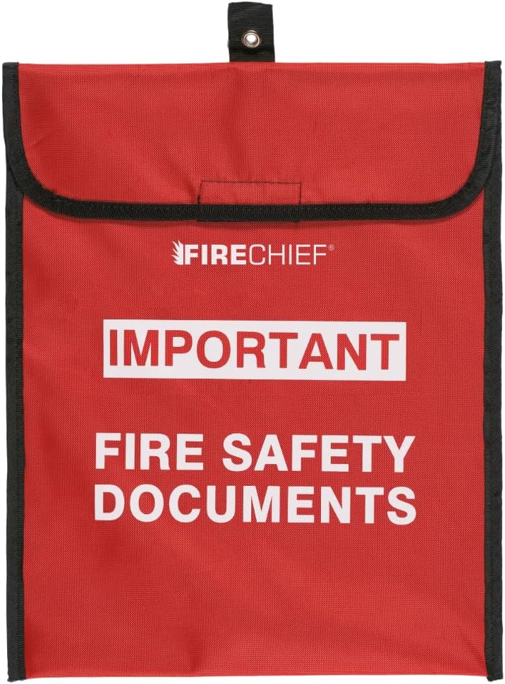 Firechief HSDA4 Soft Pack Document Holder, A4, Red