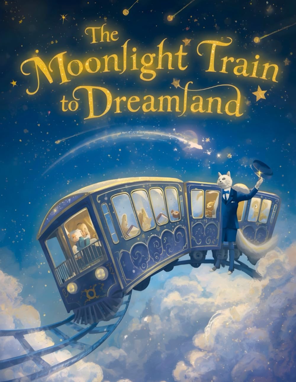 The Moonlight Train to Dreamland: A Magical Bedtime Story for Kids Ages 6–8 About Dreams, Kindness, and Imagination