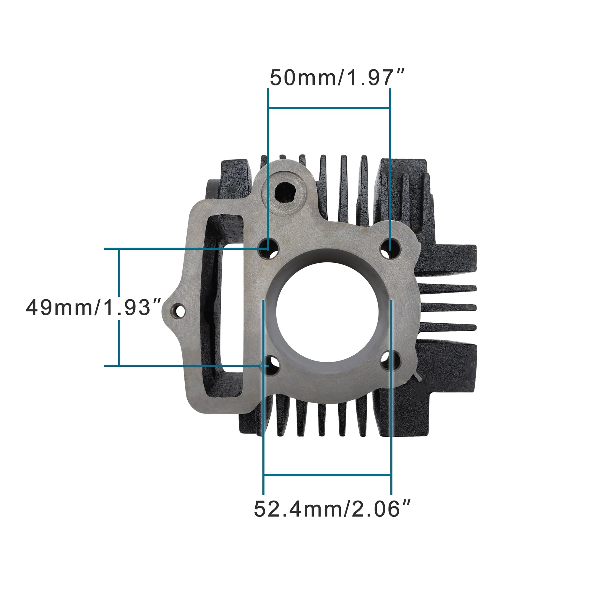 WOOSTAR 56mm Big Bore Cylinder Rebuild Kit With Piston Replacement For YinXiang 140cc Engine YX140 1P56FMJ Air Cooled Motor Dirt Pit Bike