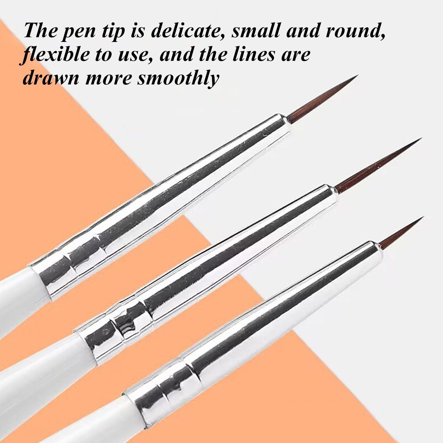 1 Color Palette, 3 Manicure Pens, Manicure Tool Set, Manicure Palette, Color Mixing Tools - Image 4