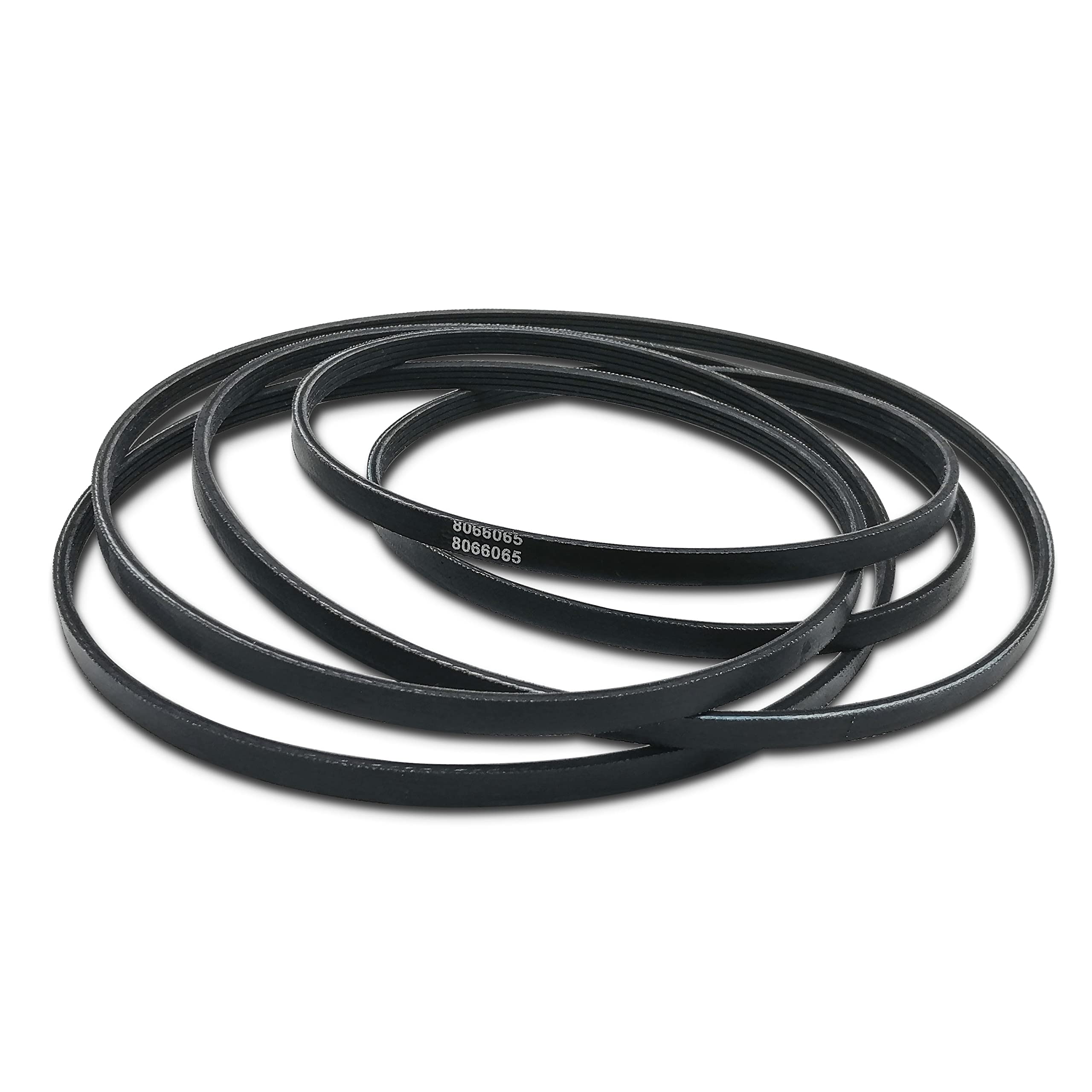 Dryer Drum Belt 8066065 for Whirlpool Kenmore Dryers Replaces 695055 33002535 53-2910 3394651