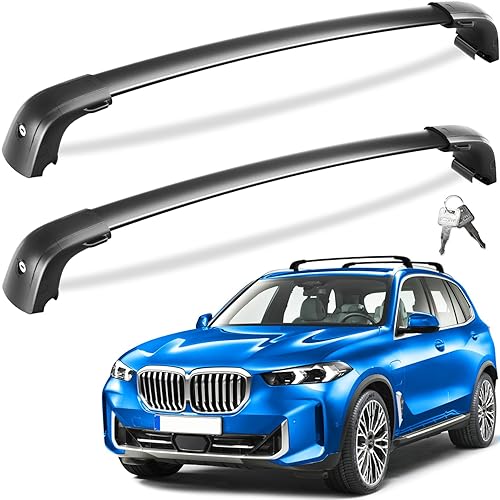 Tuyoung Lockable 220lbs Roof Rack Cross Bars Compatible with BMW
