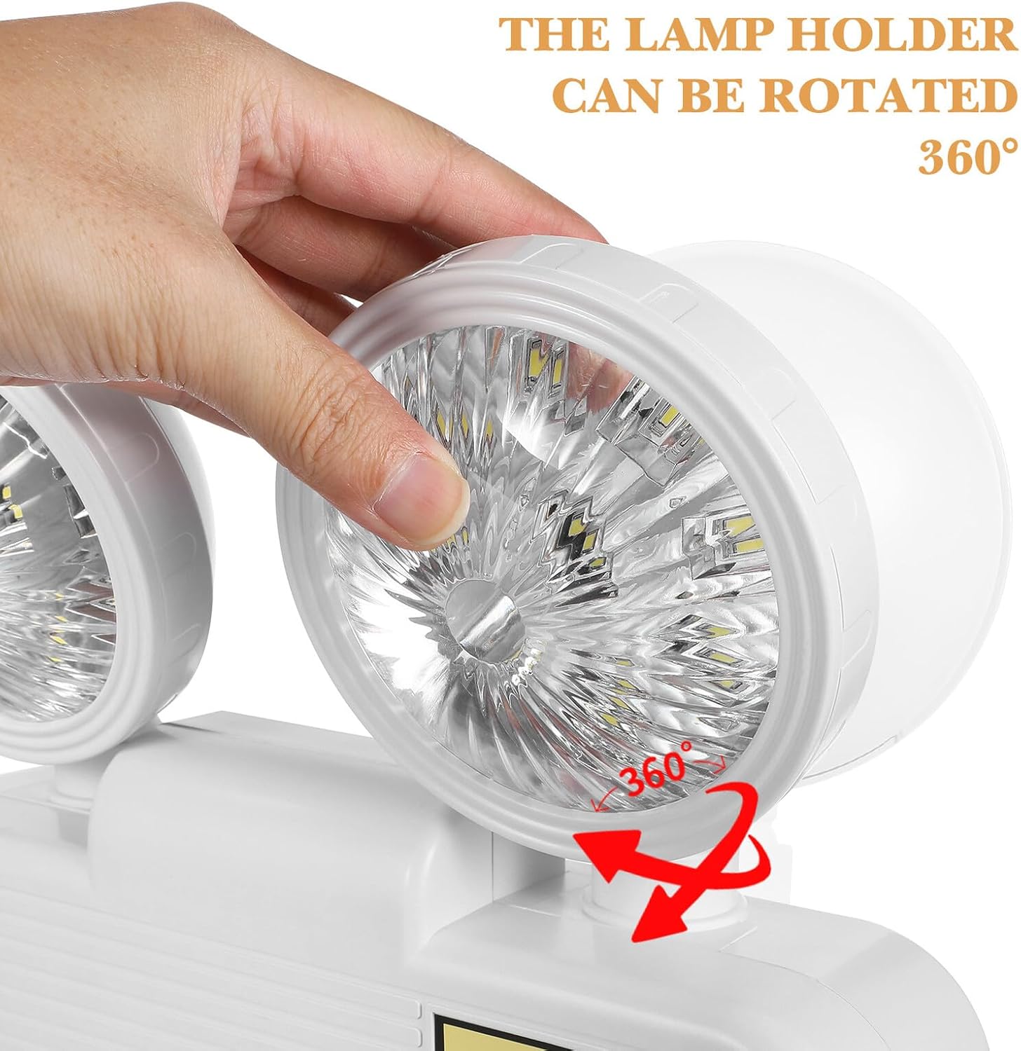 CHILDWEET Emergency Light for Stairway and Hallway with US Plug High Brightness LED Emergency Lighting Battery Backup for Power Outages Easy Wall Installation Over Hours Continuous