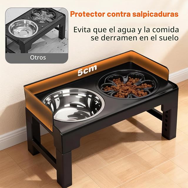 Foto 3 de 8 de Nobleza Comedero Elevado para Perros Ajustable (6 Alturas)