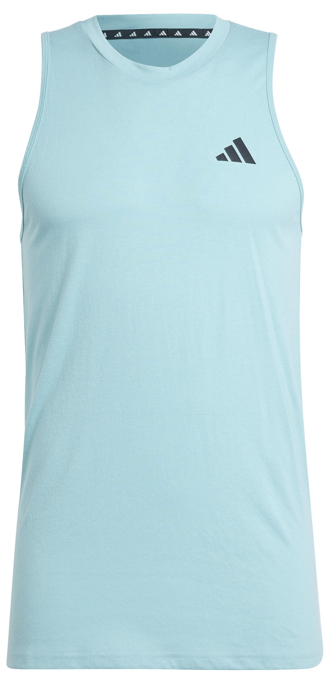 adidas Men's Train Essentials Feelready Training Sleeveless Tee, Mint ton/Black, L