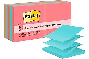 Post-it Pop-up Notes: Bright Colors, Clean Removal