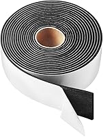 YIJUHOU High Density EVA Foam Weather Stripping Tape 2in x 1/8in Thick, 16FT Adhesive Seal for Doors Windows Insulation