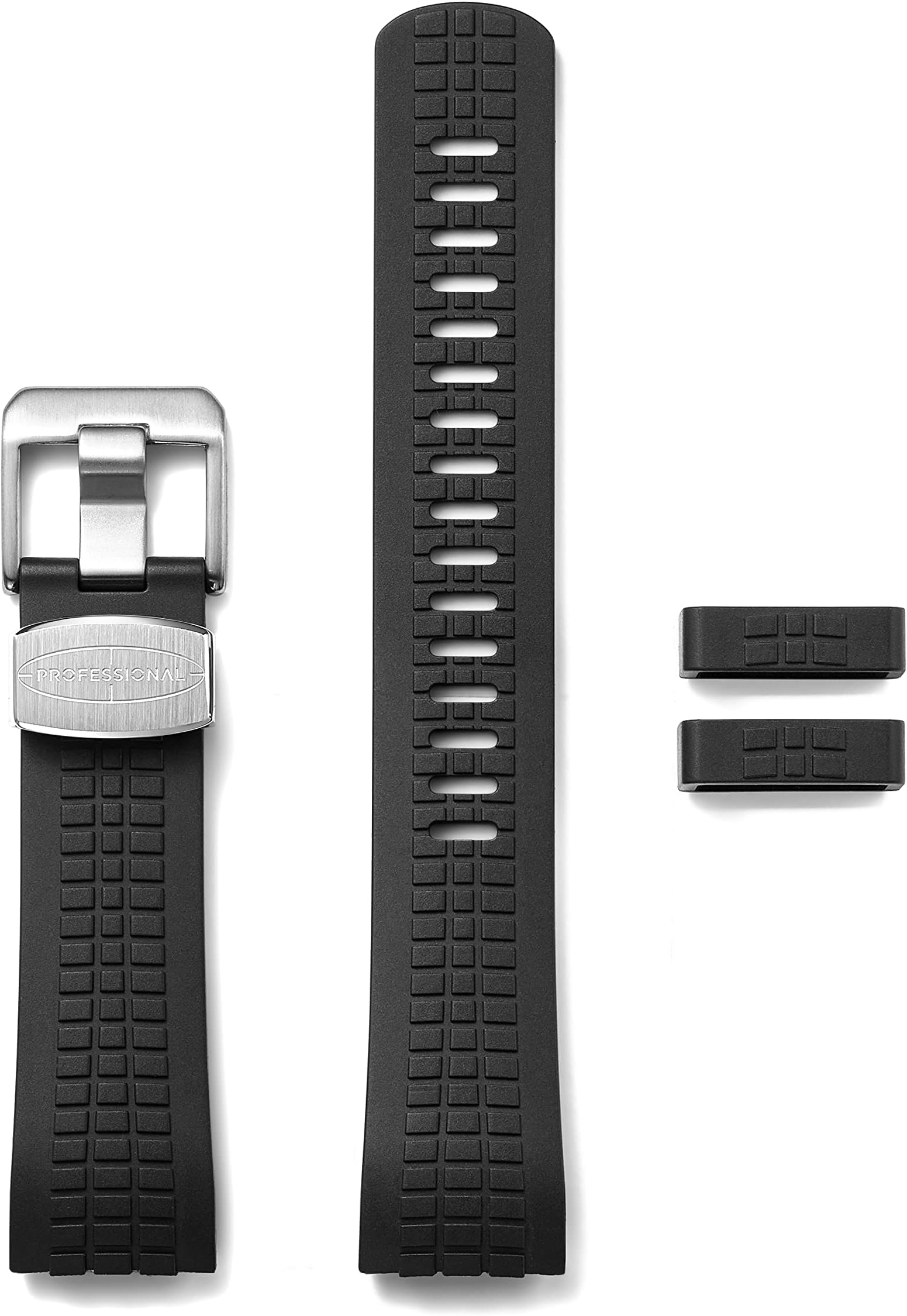 CB12 Curved End Watch Band Rubber Strap Replacement for Seiko Turtle Prospex Automatic Dive Watch