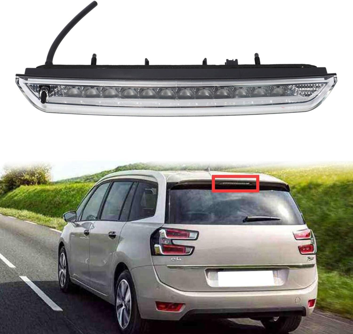 Car Rear High Level 3rd Brake Stop Light For Renault Trafic Ii Opel