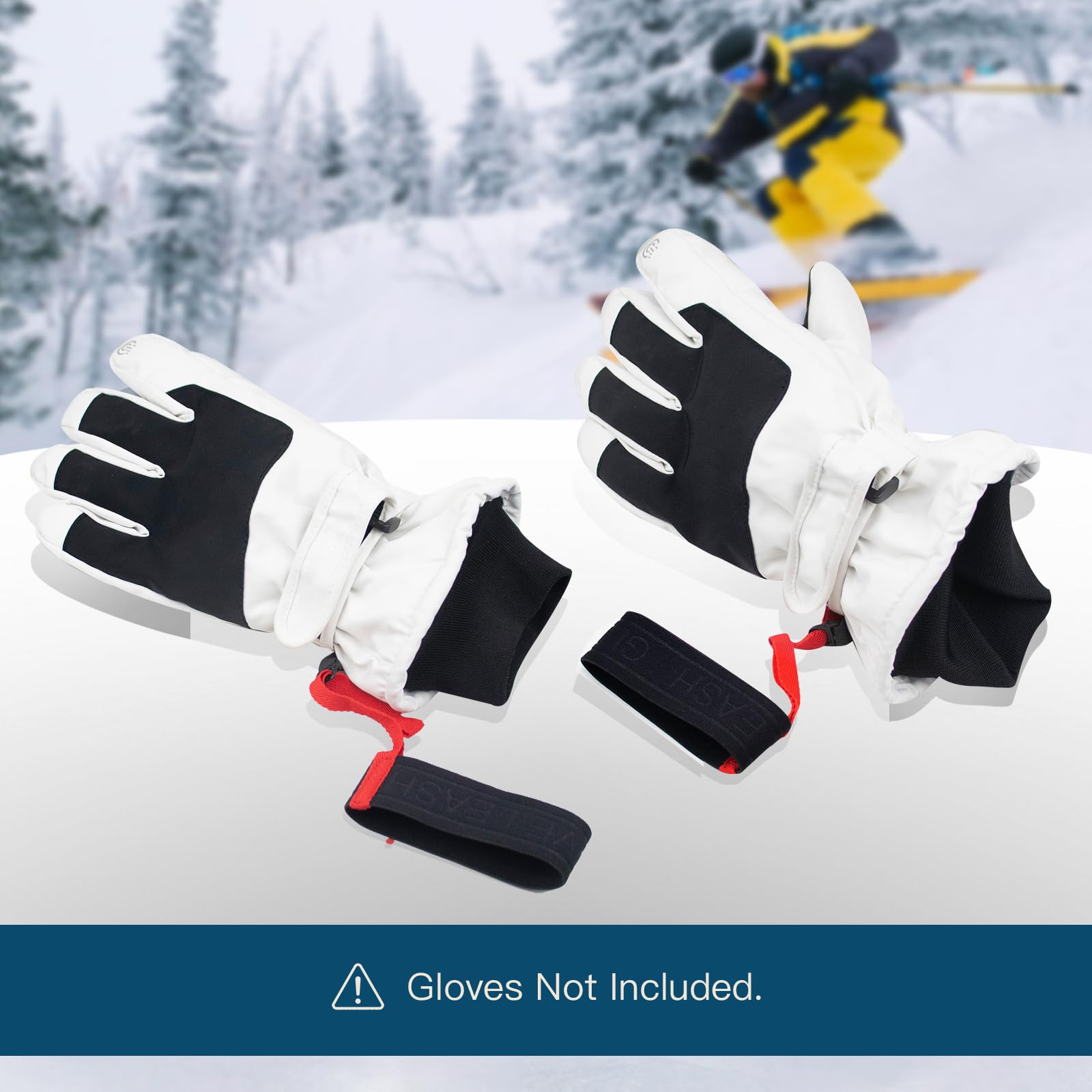 XMJY Upgraded Glove Leash, Narrow Wrist Leash For Gloves, Comforty