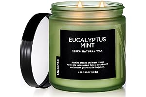 Eucalyptus Mint Scented Candles - An Oasis of Tranquil Refreshment for Your Home