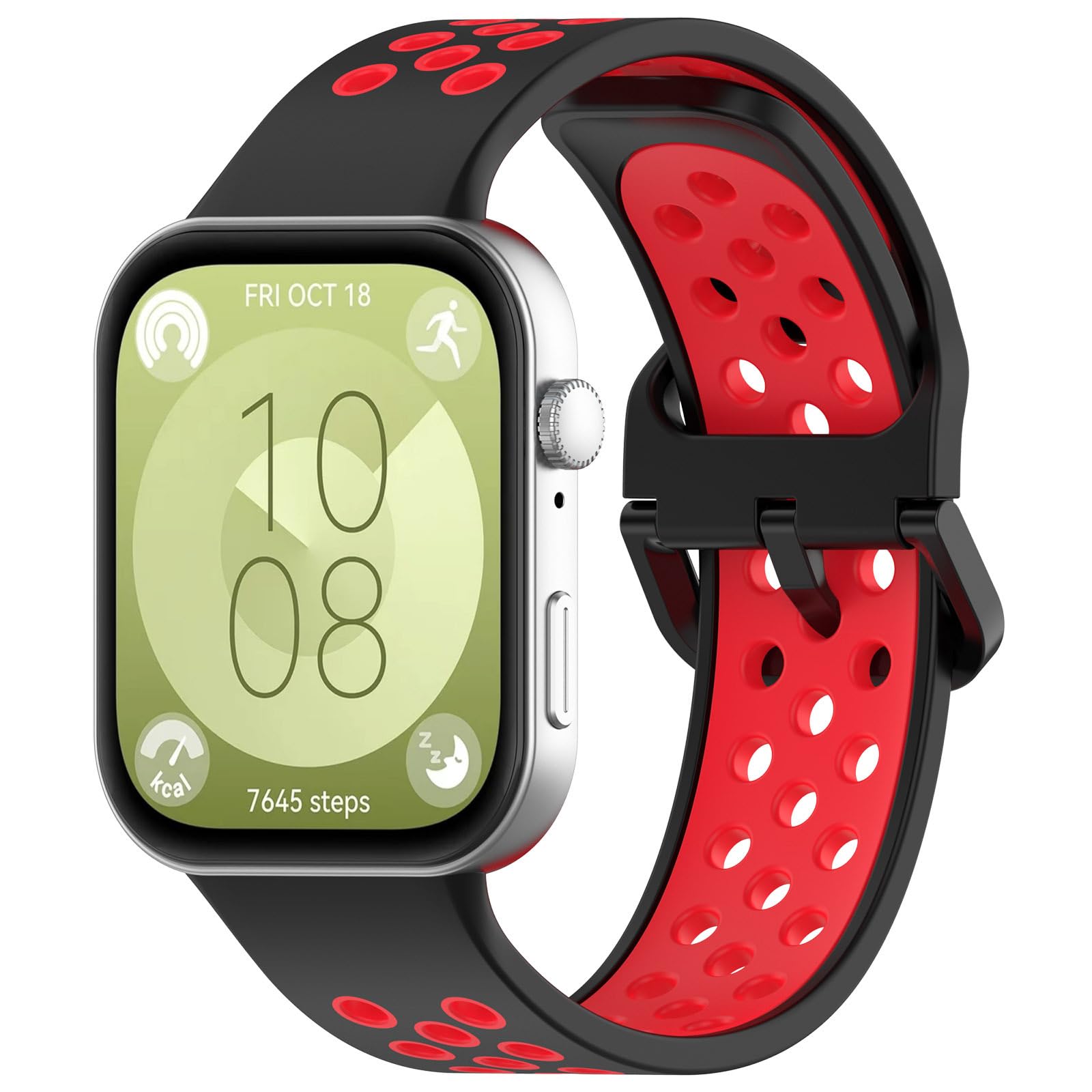 Compatibile con Huawei Watch Fit 3 Smart Band Donna Uomo Silicone Leggero Sport Cinturini di Ricambio Destinato Cinturino Regolabile per (confezione da 6)