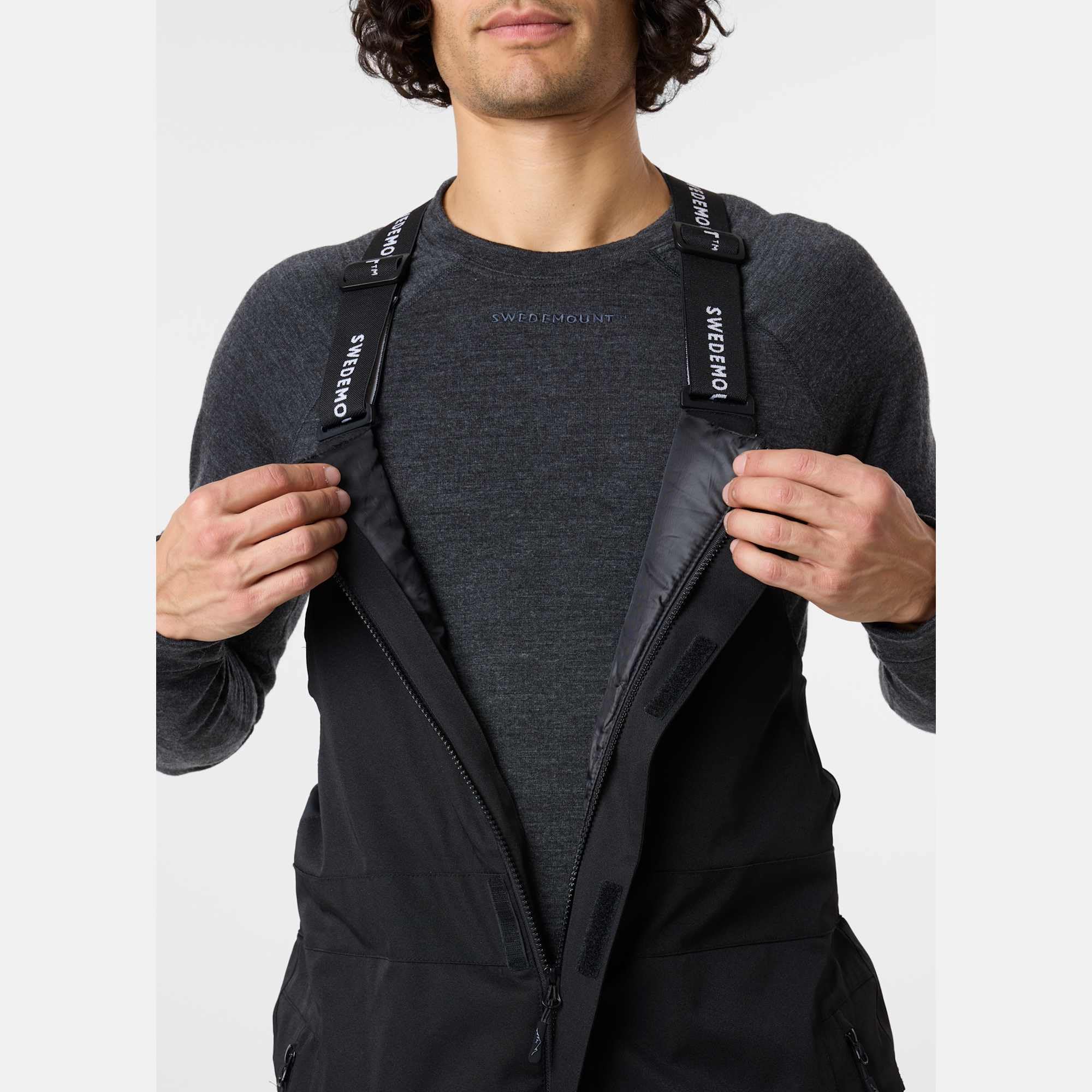 Swedemount Herren St. Anton Bib Pants, Wind- und wasserdichte Skihose mit Hosenträgern,Wassersäule von 8.000 mm und Einer Atmungsaktivität von 3.000 mm/m²/24h, perfekt für die Skipiste