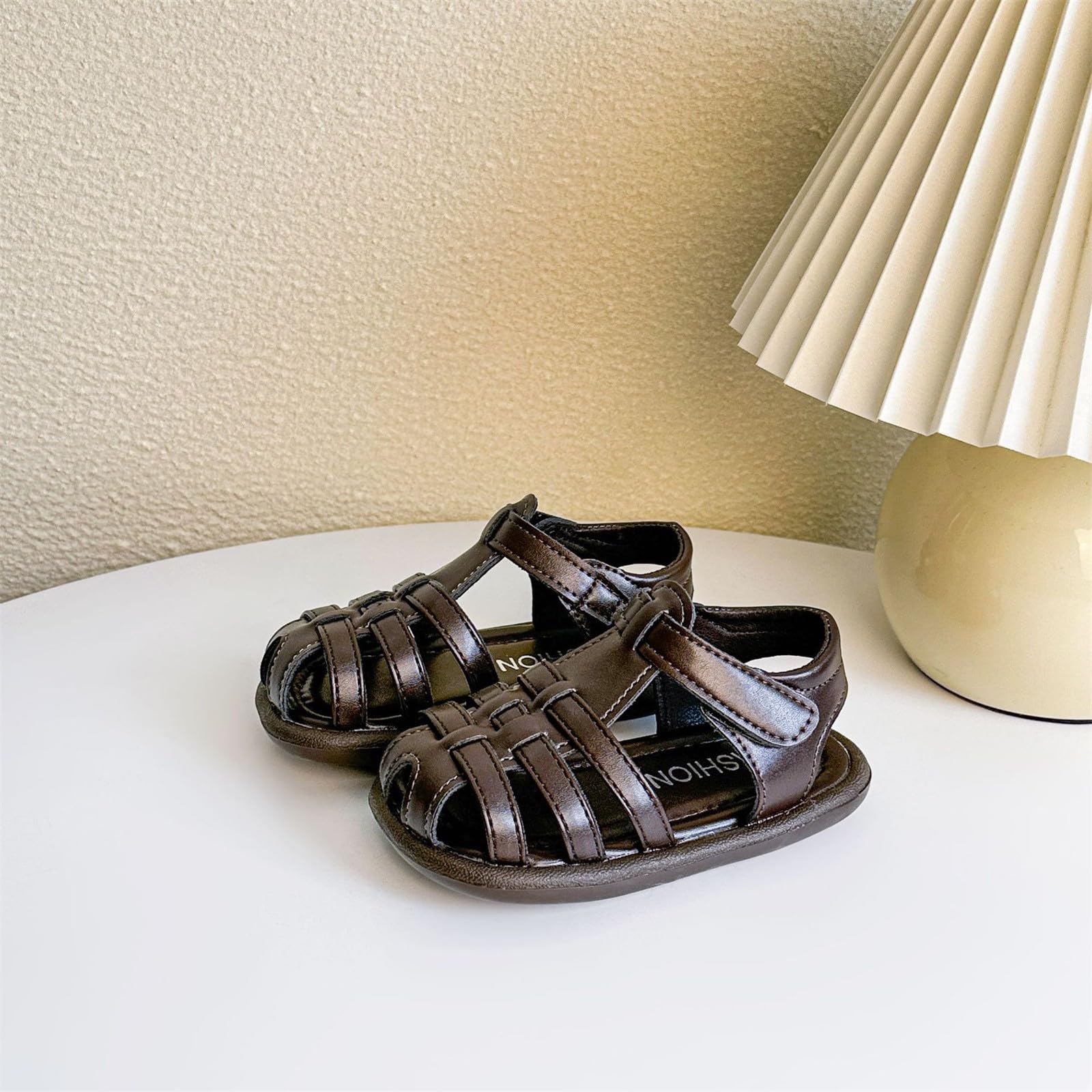 YHQZNLXQ Generisch Sandalias para niña, Zapatos Romanos Informales para Exteriores, Suela Suave, Transpirables, cómodos, Verano, Primavera, Primeros Zapatos para Caminar