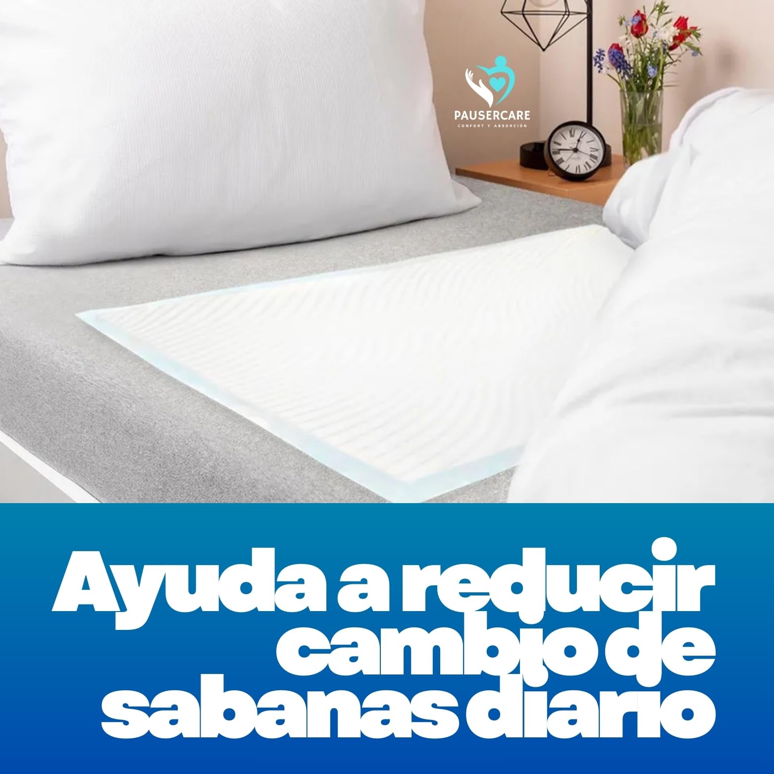 Empapadores PAUSERCARE Incontinencia - Desechables 60x90 CM- 20Ud - Protectores Cama Absorbentes para Adultos, Bebes Perro Gato. Higene, Hospital, Protección Sanitaria Y Doméstica - Salvacamas