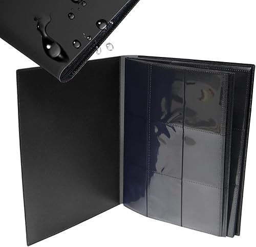 Xuyuan Mini carpeta, 540 ranuras para tarjetas, soporte de exhibición de álbum de intercambio de álbum de doble cara, soporte para tarjetas de