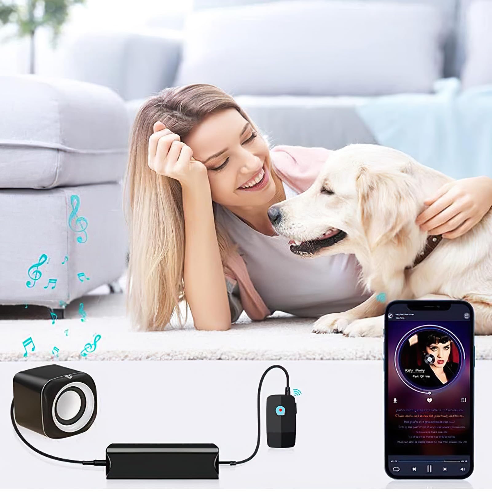 Izolacja akustyczna pętli uziemiającej do samochodowego i domowego systemu audio, kompatybilna z MP3 i radiem, skuteczna redukcja szumów, z kablem audio jack 3,5 mm, praktyczna i uniwersalna